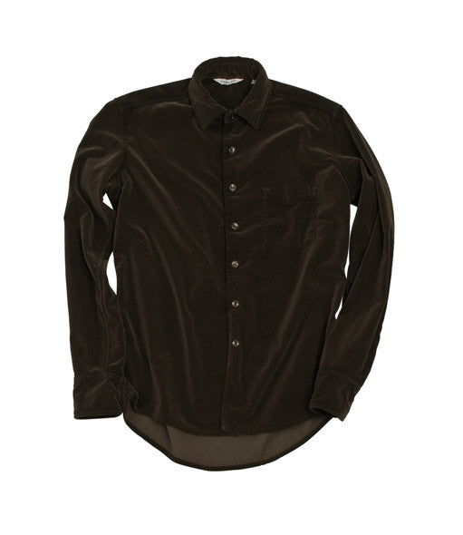 Garment Dyed Velvet Shirt